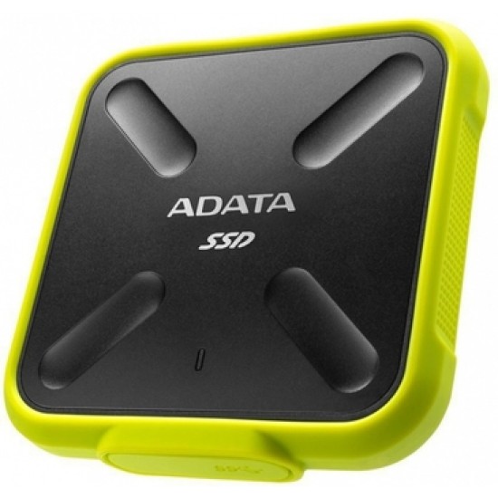 Внешний SSD-накопитель 1.8' 256Gb A-DATA SD700 ASD700-256GU31-CYL (SSD) USB 3.1 желтый