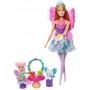 Кукла Mattel Barbie 'Заботливая принцесса' GJK49/GJK50 брюнетка
