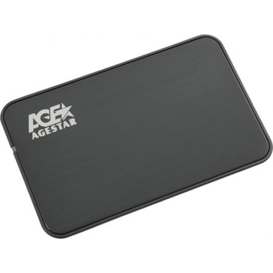 Корпус 2.5' AgeStar 3UB2A8S-6G SATA, USB3.0 Black