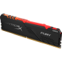 Модуль памяти DIMM 16Gb DDR4 PC24000 3000MHz Kingston HyperX Fury RGB Black Series XMP (HX430C15FB3A/16)