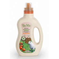 Экологичный кондиционер для белья BioMio Bio-Soft с эфирным маслом мандарина и экстрактом хлопка (концентрат) 1л.