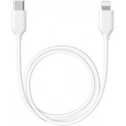 Кабель для Apple USB-C - Lightning, Deppa MFI 1.2м белый (72231)
