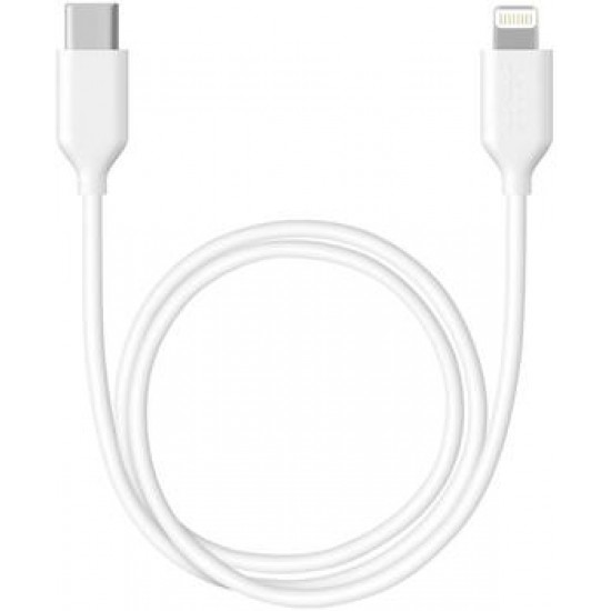 Кабель для Apple USB-C - Lightning, Deppa MFI 1.2м белый (72231)