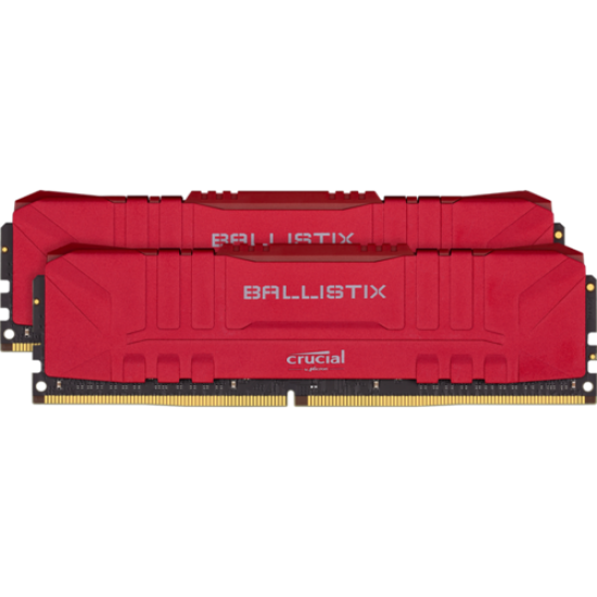 Модуль памяти DIMM 16Gb 2х8Gb DDR4 PC28800 3600MHz Crucial Ballistix Red (BL2K8G36C16U4R)