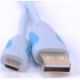 Кабель USB2.0 тип А(m)-microB(5P) 0.25м Vention (VAS-A04-S025)