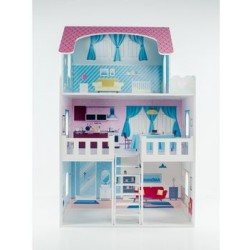 Кукольный домик Paremo Дам Валери Шарм с интерьером и мебелью 6 предметов PD318-22