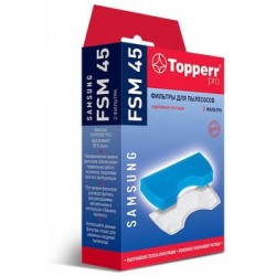 Topperr Комплект фильтров для пылесосов Samsung FSM 45 (SC43, 44, 45, 47, VCDC20)