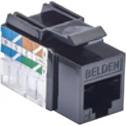Сетевое оборудование Информационная розетка Belden CU-JU5BK WireNET UTP Modular Jack KeyConnect CAT5E, black