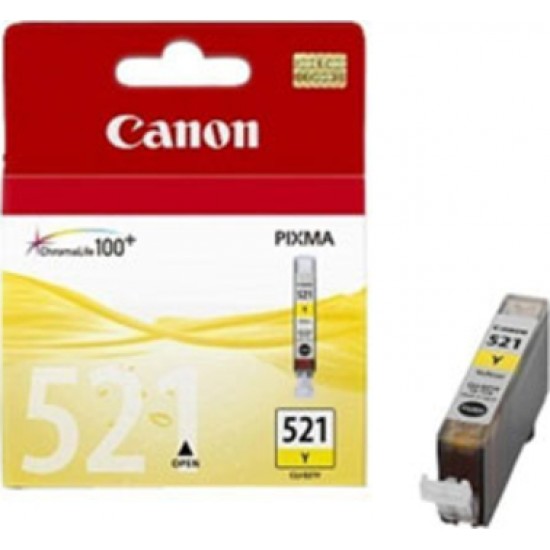 Картридж Canon CLI-521Y Yellow для Pixma iP3600/4600/MP540/620/630/980