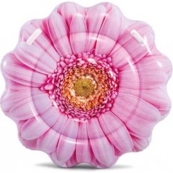 Надувной матрас Intex Розовый цветок 142х142 см с58787