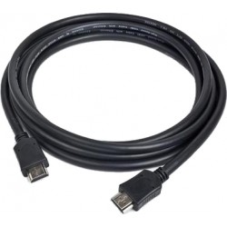 Кабель HDMI-HDMI v1.4 5.0м черный, зол.конт, экран