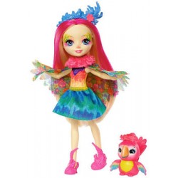 Кукла Enchantimals с любимой зверюшкой DVH87 (FNH22) Пики Попугай