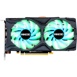Видеокарта Inno3D GeForce GTX 1660 Super 6144Mb, Twin X2 OC RGB (N166S2-06D6X-1712VA15LB) 1xHDMI, 3xDP Ret