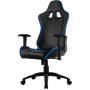 Кресло для геймера Aerocool AC120 RGB-B , черное, с перфорацией, с RGB подсветкой, до 150 кг, размер, см (ШхГхВ) : 70х55х124/132.