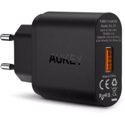 Сетевое зарядное устройство Aukey Qualcomm Quick Charge PA-T9 18W QC3.0, черное