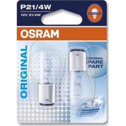 Автомобильная лампа P21/4W 21W Standart 2 шт. OSRAM