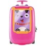 Чемодан Детская сумка Ben Bat на колесах, розовый/оранжевый
