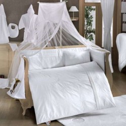 Комплект в кроватку Kidboo Deams 6 предметов (White)