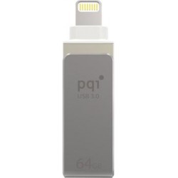 USB Flash накопитель 64GB PQI iConnect mini Apple iPhone\iPad\iPod Touch с разъемом Lightning (OTG) Gray