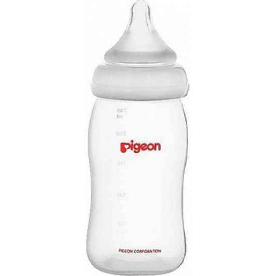 Бутылочка для кормления Pigeon SofTouch Peristaltic PLUS, 3+ мес. 240мл