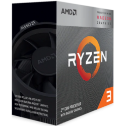 Процессор AMD Ryzen 3 3200G, 3.6ГГц, (Turbo 4ГГц), 4-ядерный, L3 4МБ, Сокет AM4, BOX