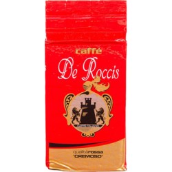 Кофе молотый De Roccis Q Rossa Cremoso 250 гр в/у