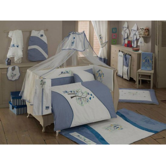 Комплект в кроватку Kidboo Sweet Home 6 предметов (Blue)