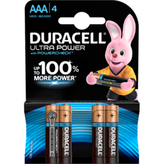 Батарейки Duracell LR03-4BL Ultra Power AAA 4шт