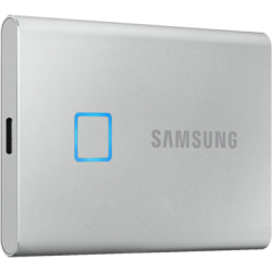 Внешний SSD-накопитель 1.8' 1000Gb Samsung T7 Touch MU-PC1T0S/WW (SSD) USB 3.2 Type C Серебристый