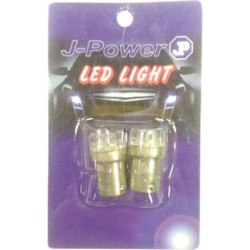 Автомобильная лампа J-POWER G18-9LED подсветка желтый 1 контакт (2 шт.)