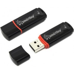 USB Flash накопитель 4GB Smartbuy Crown (SB4GBCRW-K) USB 2.0 черный