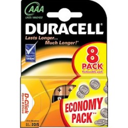 Батарейки Duracell LR03-8BL Basic AAA 8шт