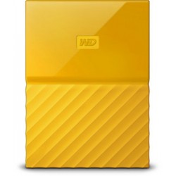 Внешний жесткий диск 2.5' 2Tb WD My Passport Slim WDBLHR0020BYL-EEUE USB3.0 Желтый
