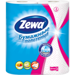 Zewa Бумажные полотенца двухслойные, Декор, 2 шт