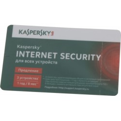 Касперского Internet Security Multi-Device продление для 3 ПК на 1 год Карта