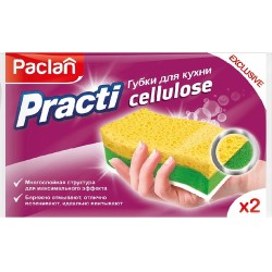 Губка для кухни Paclan Practi Cellulose, 2 шт.