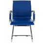 Кресло на полозьях Бюрократ CH-993-Low-V/blue синий иск.кожа
