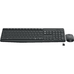 Клавиатура+мышь Logitech Wireless Desktop MK235 Black USB