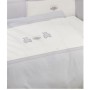 Комплект в кроватку Feretti Orsetti лонг, 6 пр. (grey/white)