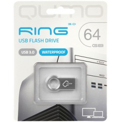 USB Flash накопитель 64GB Qumo Ring (QM64GUD3-Ring) USB 3.0
