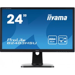 Монитор 24' Iiyama ProLite B2483HSU-B1DP TN LED 1920x1080 1ms VGA DVI DisplayPort