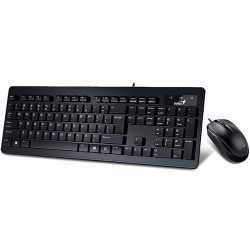 Клавиатура+мышь Genius SlimStar C130 USB Black