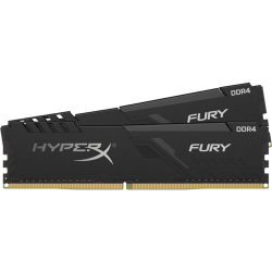 Модуль памяти DIMM 32Gb 2х16Gb DDR4 PC27600 3466MHz Kingston HyperX Fury Black Series XMP (HX434C16FB3K2/32)