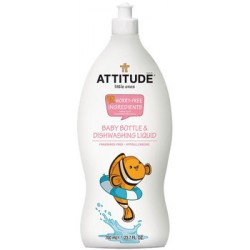 Средство для мытья детской посуды Attitude Fragrance free 700 мл
