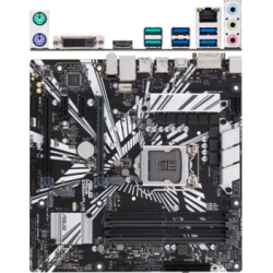Материнская плата ASUS Prime Z390M-Plus Z390 Socket-1151v2 4xDDR4, 4xSATA3, RAID, 2xM.2, 2xPCI-E16x, 6xUSB3.1, DVI-D, HDMI, Glan, mATX