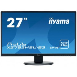 Монитор 27' Iiyama ProLite X2783HSU-B3 VA LED 1920x1080 4ms VGA HDMI DisplayPort