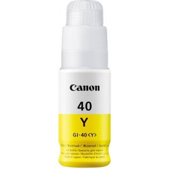 Чернила Canon GI-40 Y Yellow для Pixma G5040/G6040