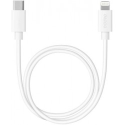 Кабель для Apple USB-C - Lightning, Deppa 1.2м белый (72280)