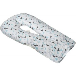 Подушка для беременных AmaroBaby EXCLUSIVE Soft Collection U-образная 340х35 (Треугольники)