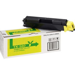 Картридж Kyocera TK-580Y Yellow для FS-C5150DN (2800стр)